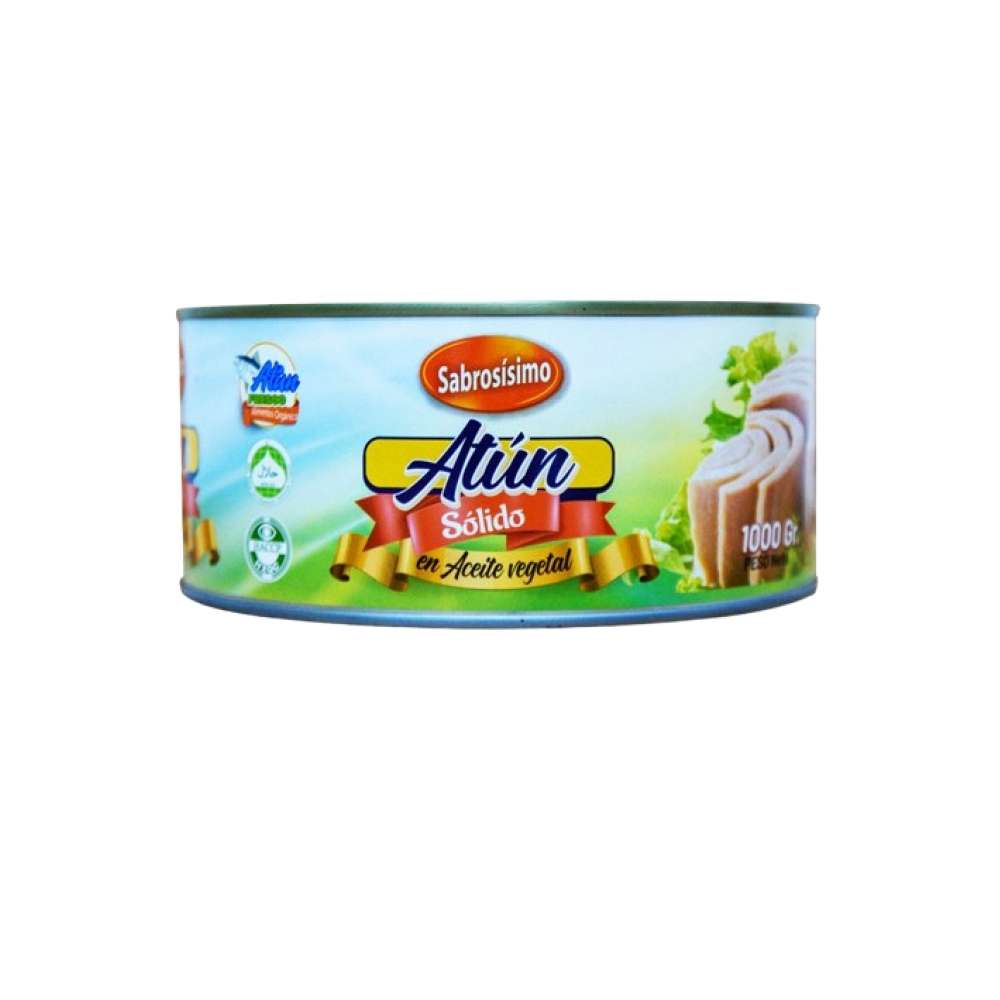 Trozos de atún en aceite Sabrosísimo (1 kg / 2. 2 lb)