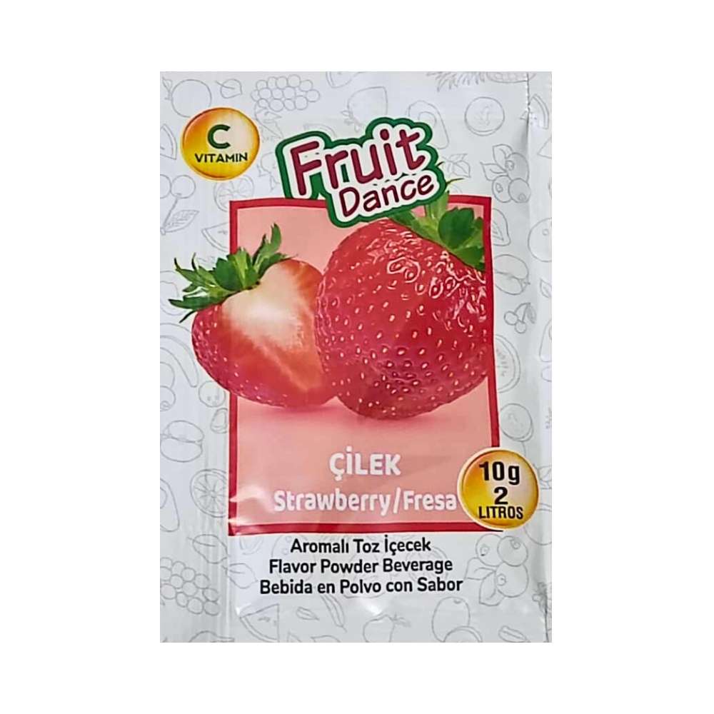 Bebida en polvo sabor fresa Fruit Dance (10 g)