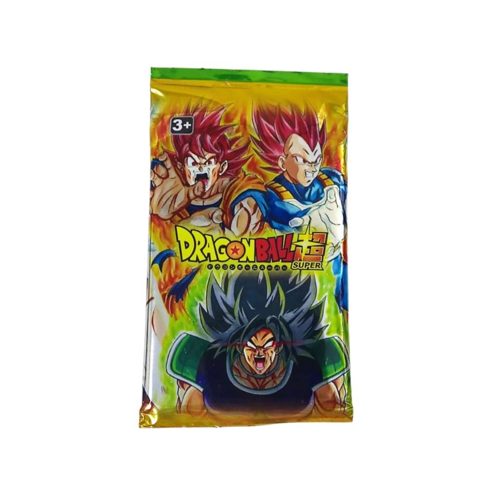 Cartas de colección de Dragon Ball con dibujos animados variados