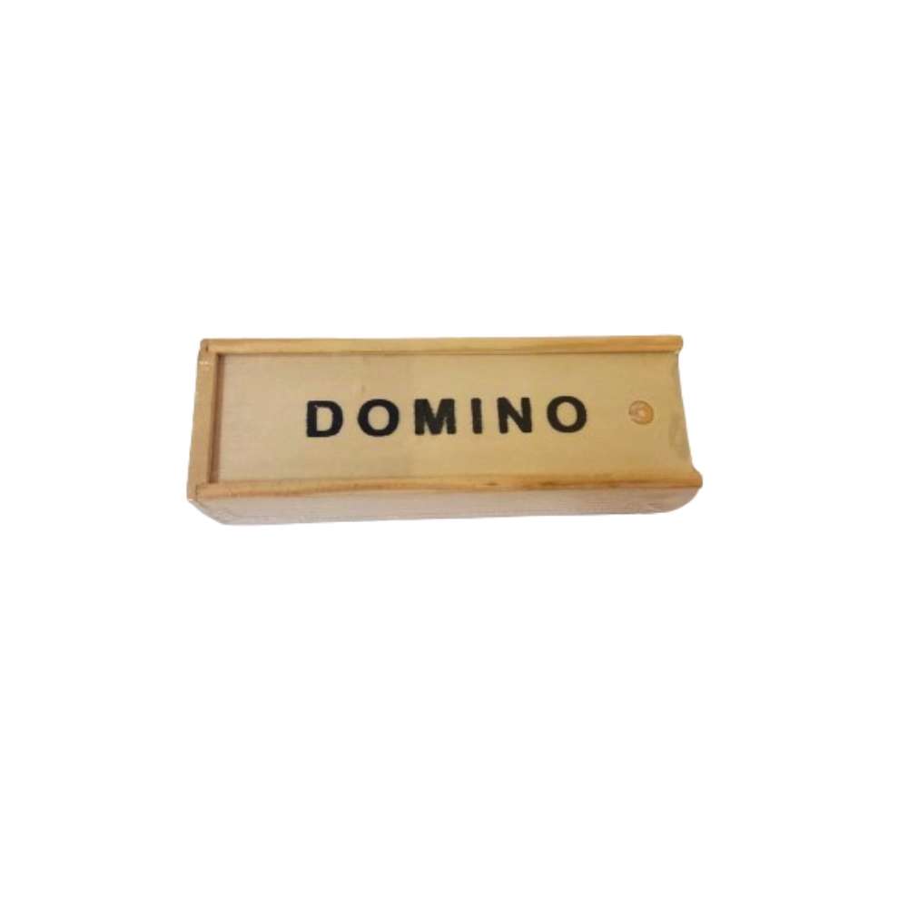 Juego de dominó pequeño de madera