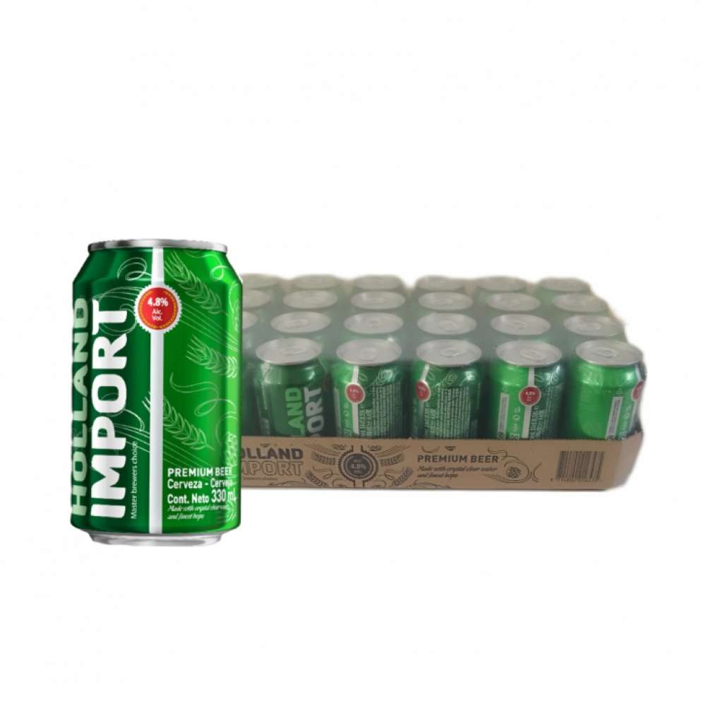 Caja de cerveza Holland Import (24 x 330 ml)