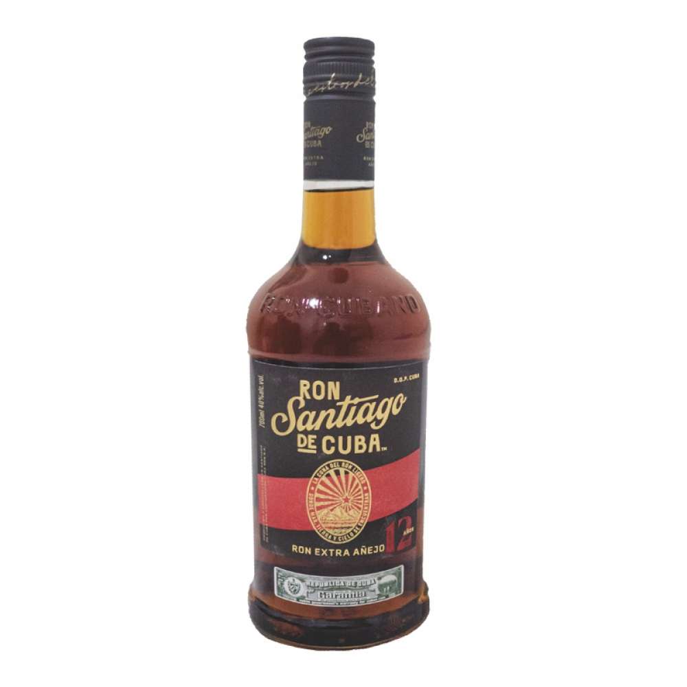 Ron extra añejo 12 años 40 % vol Santiago de Cuba (700 ml)