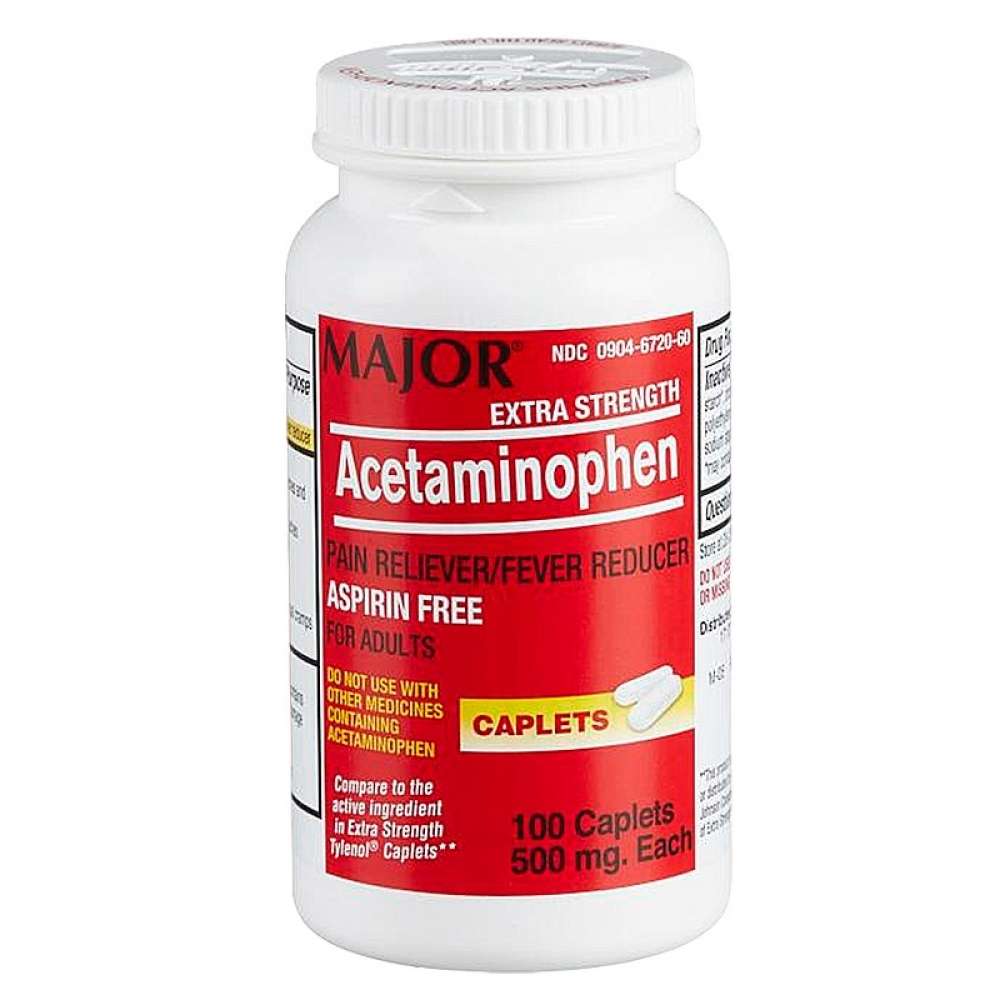 Acetaminofén 500 mg (100 cápsulas)