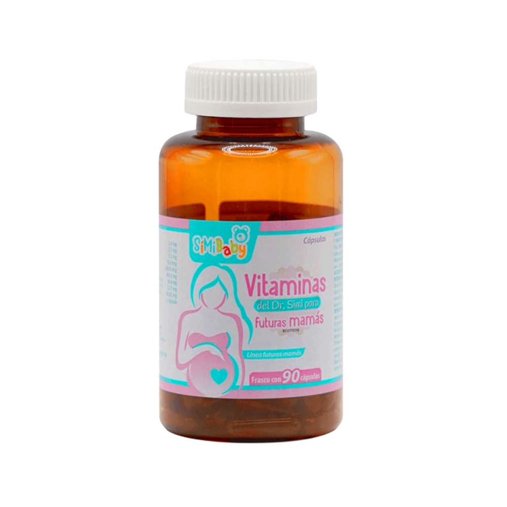 Vitaminas para futuras mamás Simibaby (90 cápsulas)