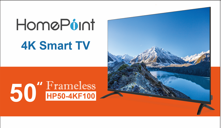 Televisor homepoint de 50" led smart tv hd