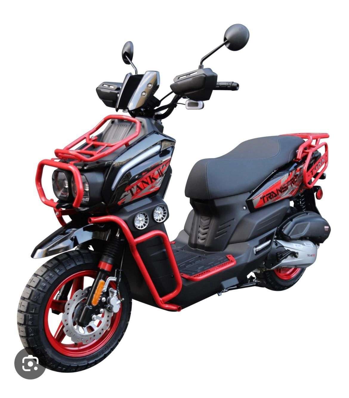 Moto de gasolina tank 200 de carburador 200CC - 2025 roja