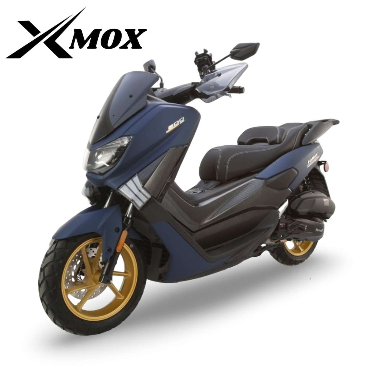 Moto de gasolina xmox n-max 200CC - 2025 azul