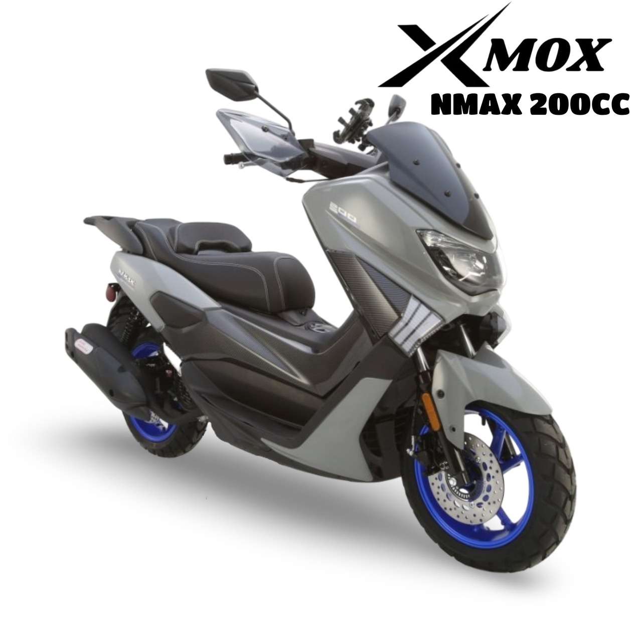 Moto de gasolina xmox n-max 200CC - 2025 gris